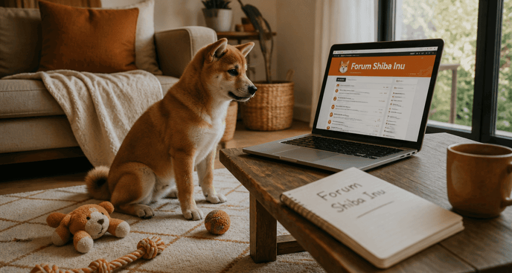 forum shiba inu chiot ordinateur carnet