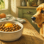 jaune d oeuf chien dans gamelle
