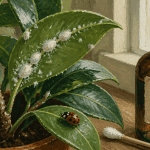 Lutter contre la cochenille sur plante d'intérieur avec savon noir et coccinelle