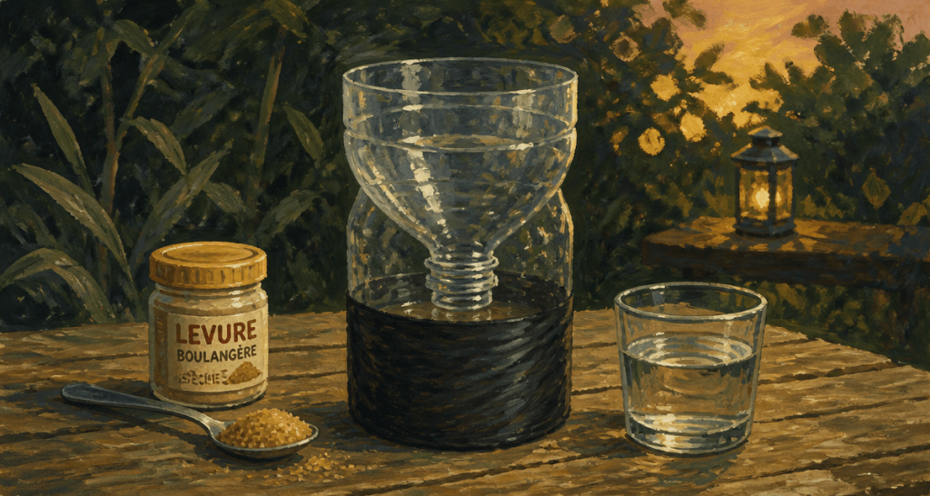 piège à moustiques maison bouteille levure