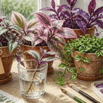 plante la misere en intérieur, pots et boutures