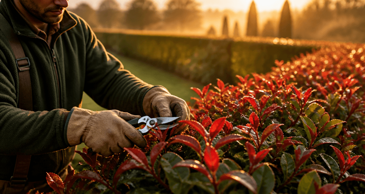 Quand et comment tailler les photinias haie feuillage rouge
