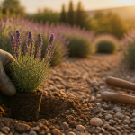 quand planter la lavande jeune plant main jardin