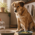 chien constipe quoi faire gamelle eau courgette