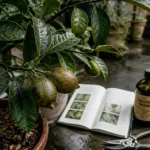 Citronnier : fumagine noire sur feuilles, maladies photos