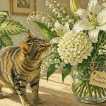 fleurs toxiques pour les chats lys muguet hortensia