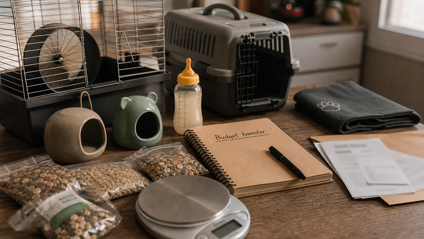 Hamster prix : budget achat et équipement, cage et accessoires