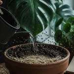 Moucherons dans les plantes : moucherons sur terreau humide