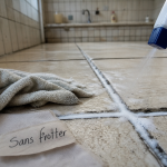 Nettoyer joint de carrelage sol sans frotter : crasse dissoute