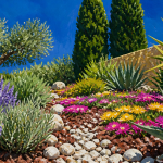 plantes plein soleil sans arrosage dans un jardin sec