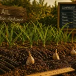 Quand planter l'ail : caïeux en terre, pointe vers le haut