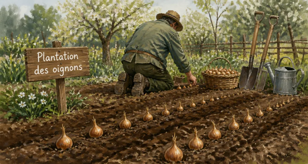quand planter les oignons plantation potager