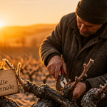Quand tailler la vigne, viticulteur taille vigne ancienne en hiver