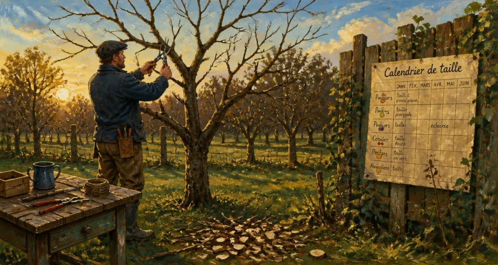 quand tailler les arbres fruitiers verger jardinier