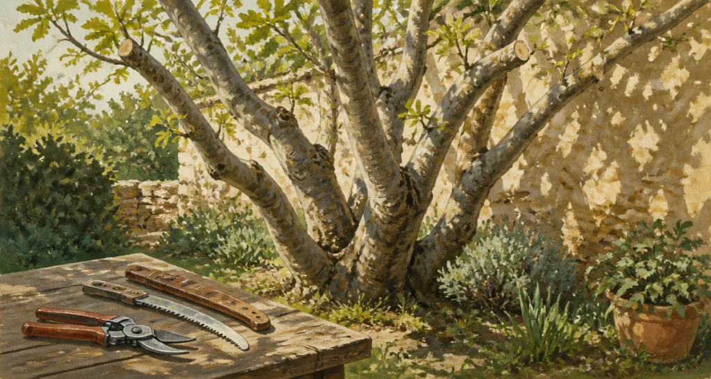 quand tailler un figuier illustration jardin méditerranéen