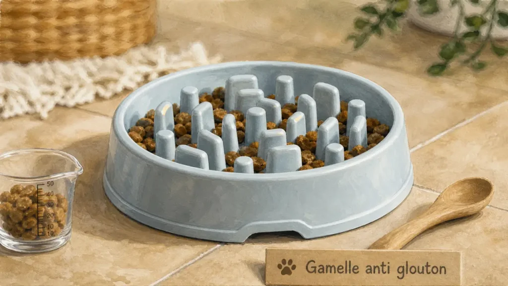 Gamelle anti glouton : choisir la bonne taille, la bonne matière et le bon niveau de difficulté