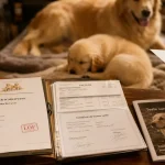 Golden retriever prix : documents LOF et tests santé en élevage