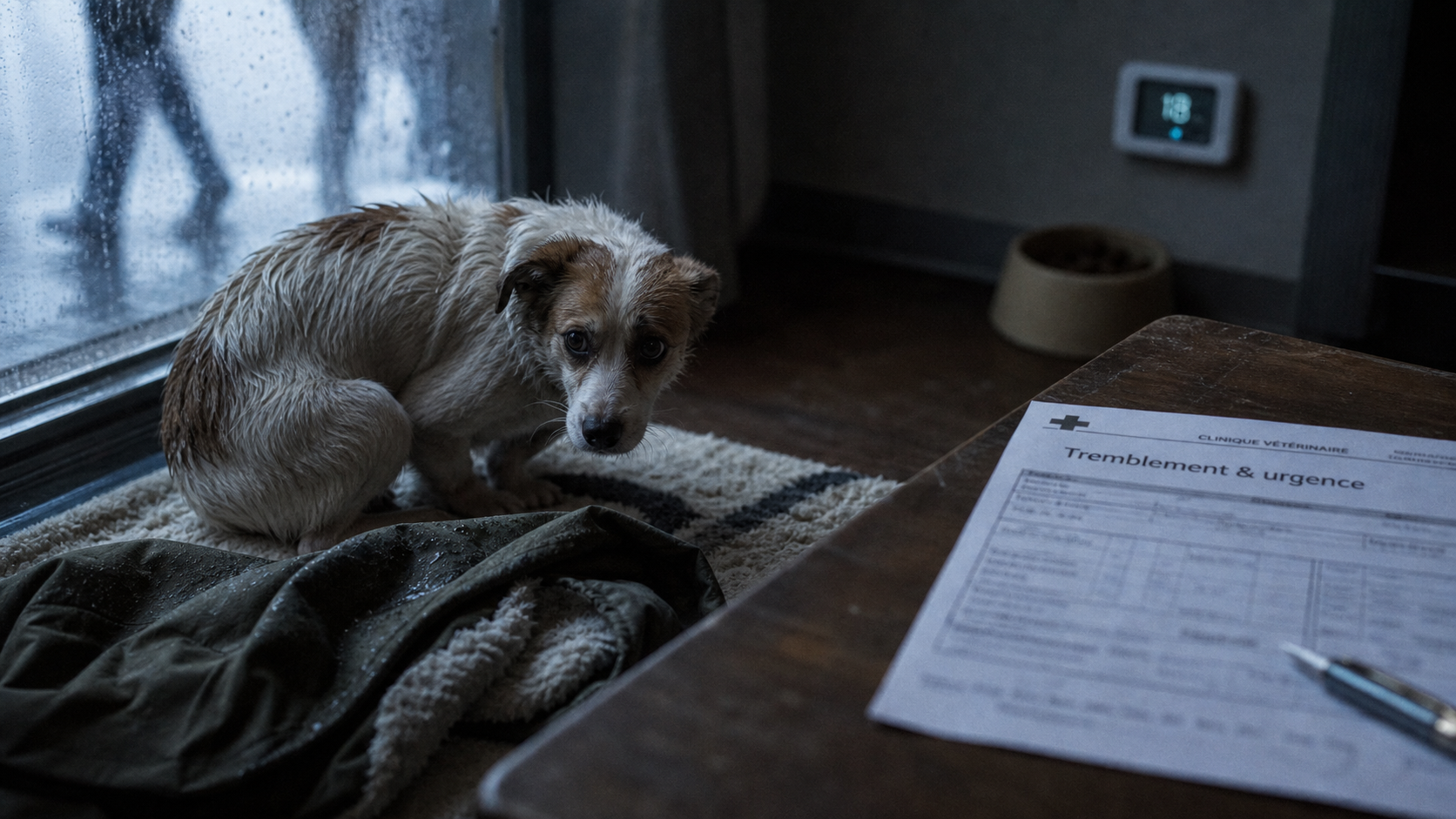 Mon chien tremble pourquoi : froid, stress ou douleur, chien frissonne