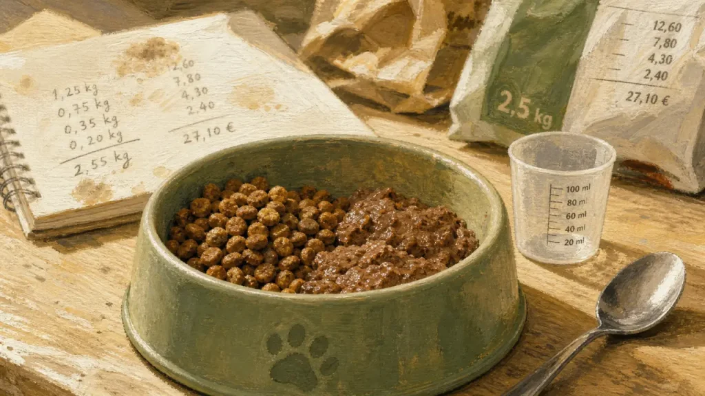 Peut-on mélanger croquettes et pâtée pour chien ? Dosage, transition et erreurs à éviter