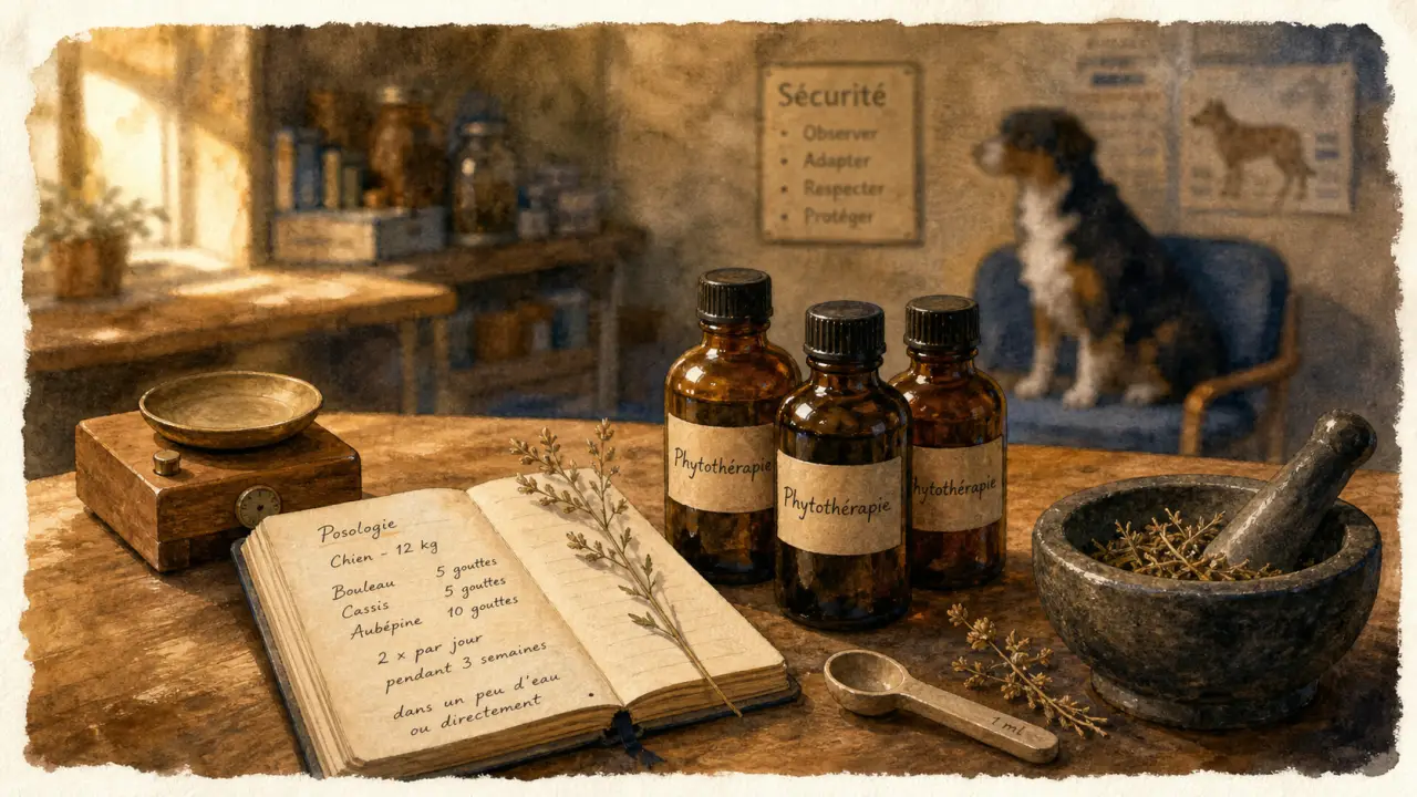 Phytothérapie animale : dosage vétérinaire et posologie
