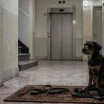 Chien pour appartement calme dans un hall parisien
