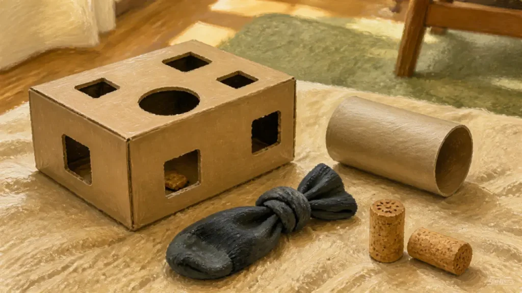 Jouets pour chat fait maison : 5 idées simples à fabriquer en 10 minutes