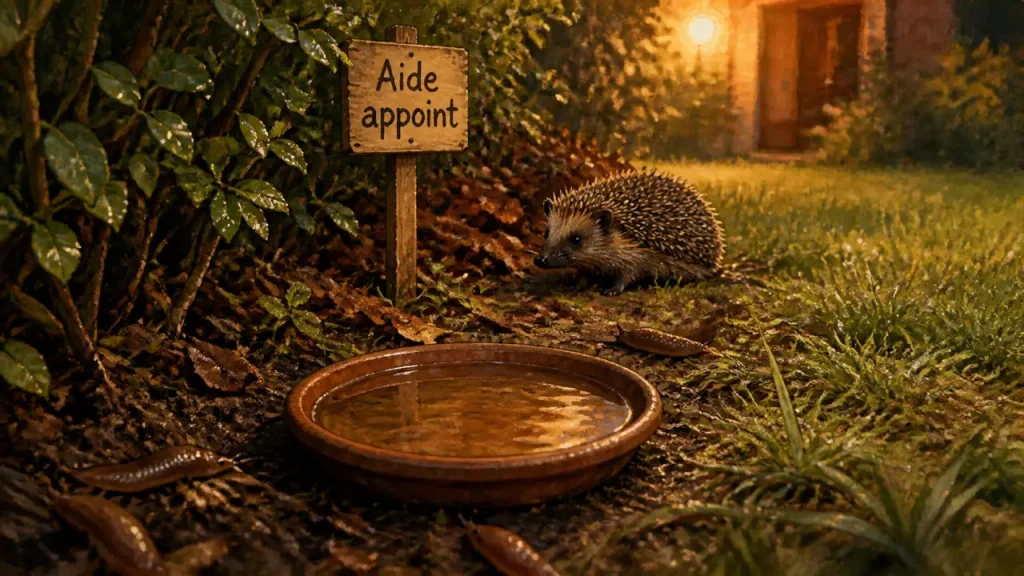 Que mange un hérisson ? Limaces, eau et erreurs à éviter au jardin