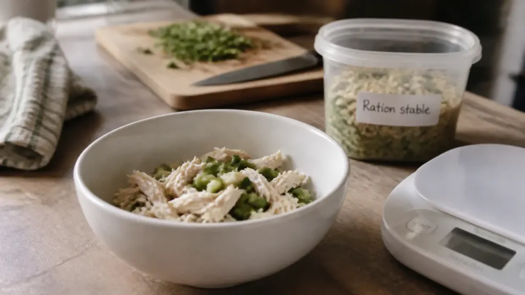 Chat diabétique : une recette maison pauvre en glucides et une ration stable