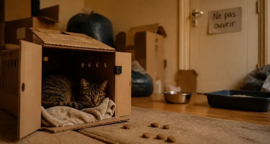 Adapter un chat à une nouvelle maison sans stress ni fugue
