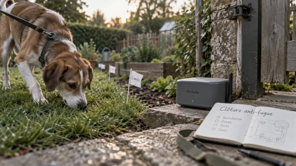 Clôture anti-fugue pour chien : fil enterré ou sans fil, lequel évite vraiment les échappées ?
