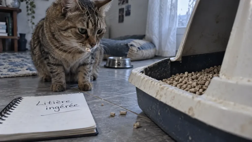 Mon chat mange sa litière : pourquoi ce comportement ne doit pas être banalisé